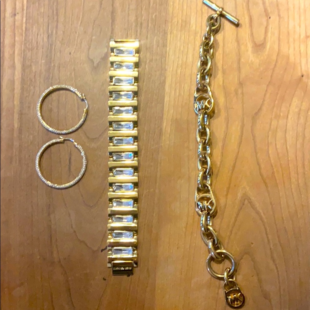 3pc Michael Kors Gold Jewelry